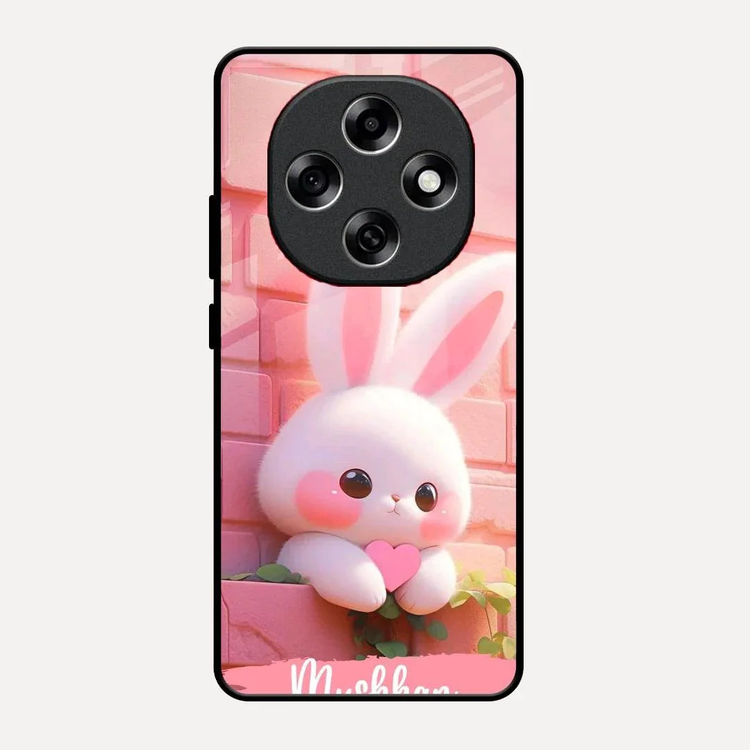 Bunny Glossy Metal Case Cover For Oppo F31 Pro 5G