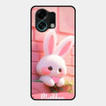 Bunny Glossy Metal Case Cover For Oppo K13 Turbo 5G