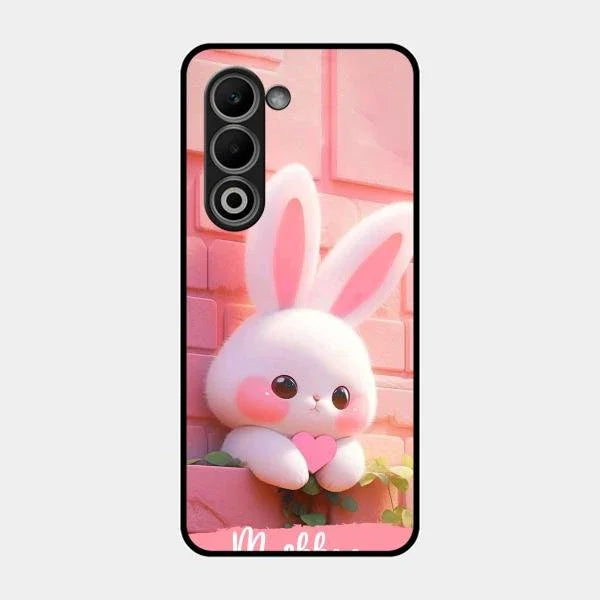 Bunny Glossy Metal Case Cover For Oppo K13X 5G