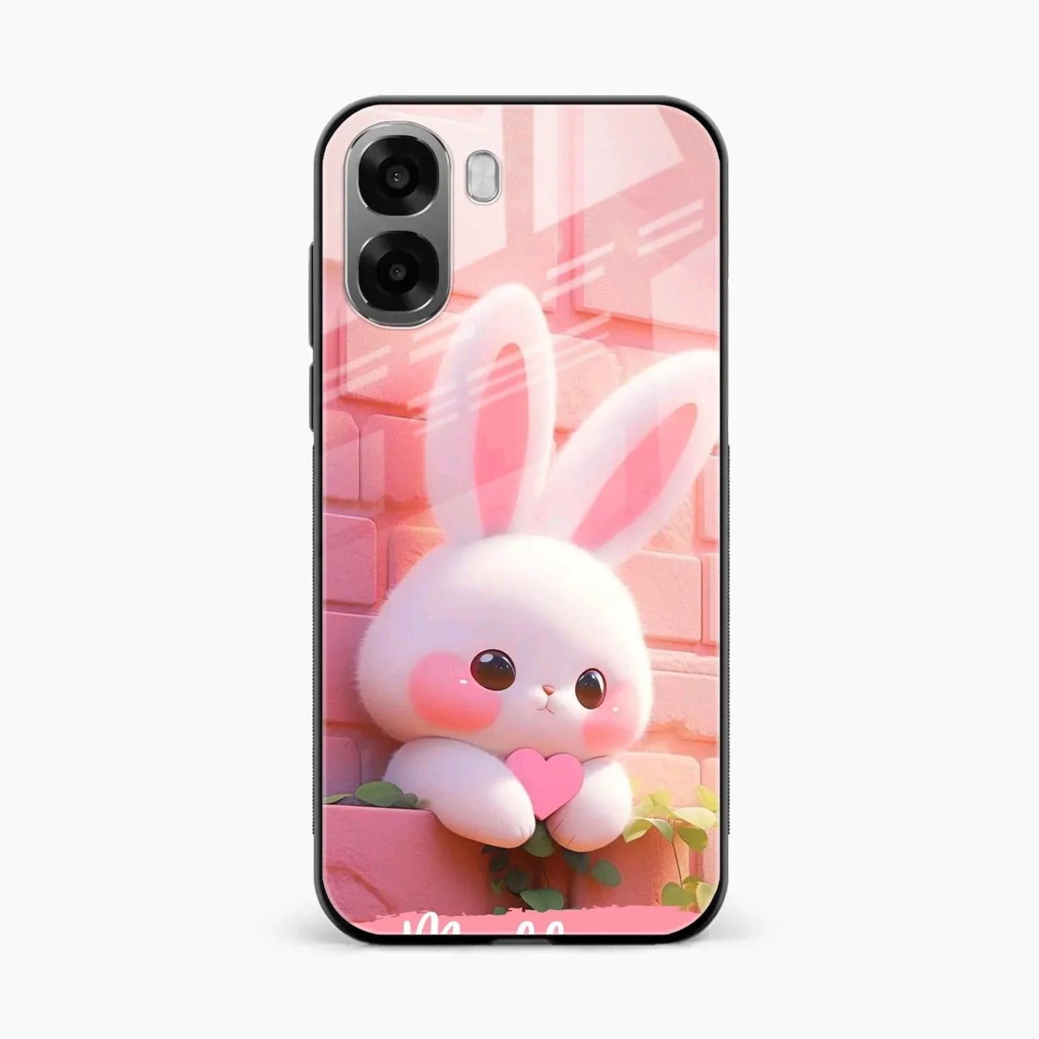 Bunny Glossy Metal Case Cover For Oppo K14x 5G