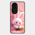Bunny Glossy Metal Case Cover For Oppo Reno 10 Pro Plus 5G