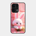 Bunny Glossy Metal Case Cover For Oppo Reno 13 Pro 5G