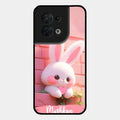 Bunny Glossy Metal Case Cover For Oppo Reno 8 5G