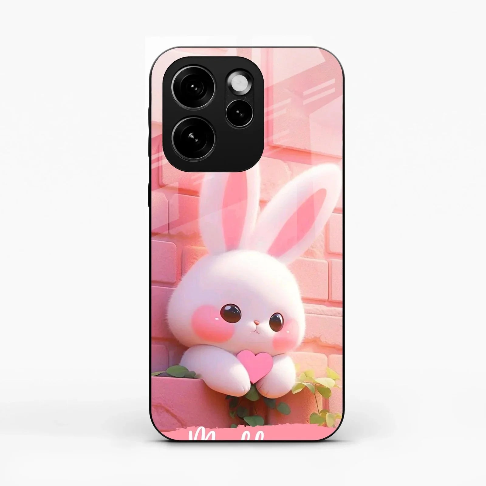 Bunny Glossy Metal Case Cover For Oppo Reno15 Pro Mini 5G