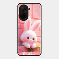 Bunny Glossy Metal Case Cover For Poco C71