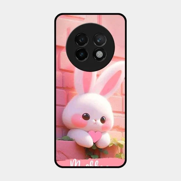 Bunny Glossy Metal Case Cover For Realme 13 Plus 5G