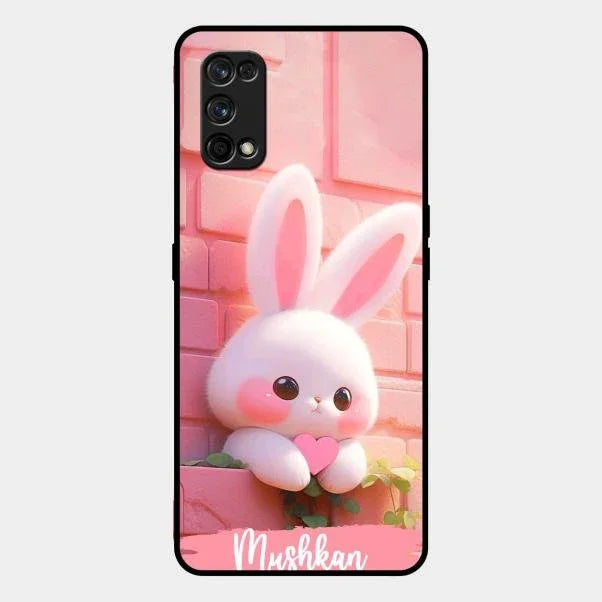 Bunny Glossy Metal Case Cover For Realme 7 Pro