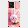 Bunny Glossy Metal Case Cover For Realme 9 Pro Plus 5G