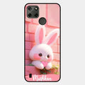 Bunny Glossy Metal Case Cover For Realme C25Y