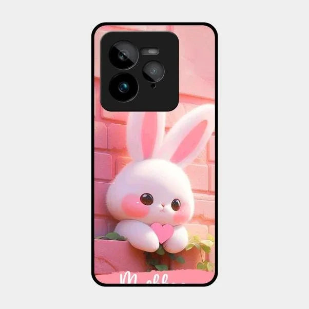 Bunny Glossy Metal Case Cover For Realme Gt 7 Pro