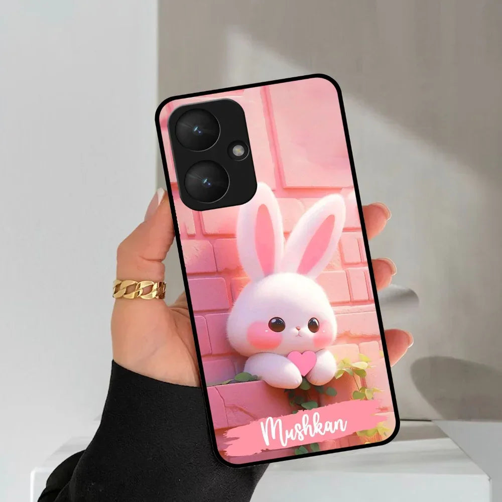 Bunny Glossy Metal Case Cover For Redmi - ShopOnCliQ
