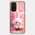 Bunny Glossy Metal Case Cover For Redmi Note 11