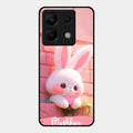 Bunny Glossy Metal Case Cover For Redmi Note 13 Pro 5G