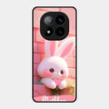 Bunny Glossy Metal Case Cover For Redmi Note 14 Pro Plus 5G