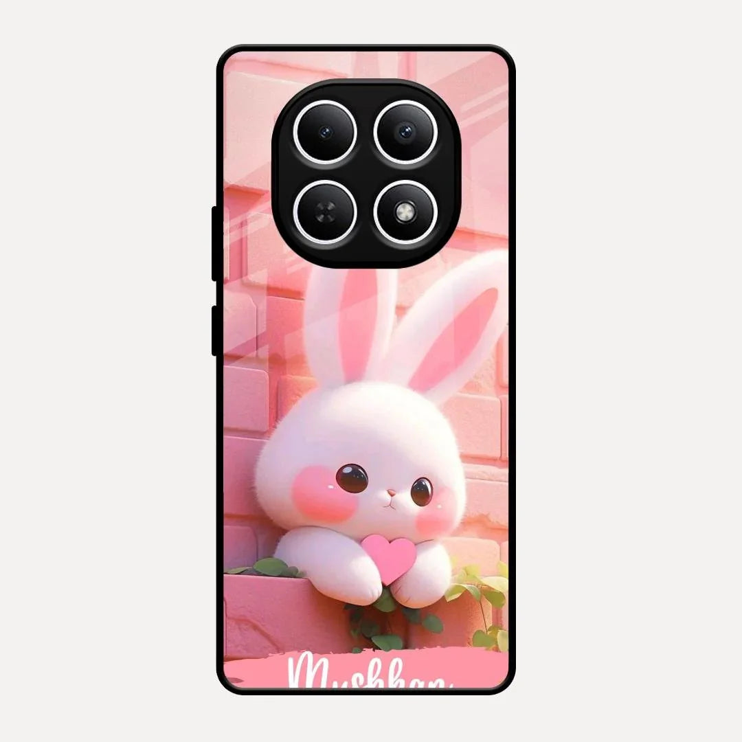 Bunny Glossy Metal Case Cover For Redmi Note 15 5G