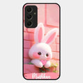 Bunny Glossy Metal Case Cover For Samsung Galaxy A34 5G
