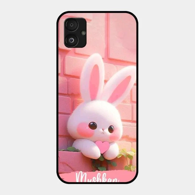Bunny Glossy Metal Case Cover For Samsung Galaxy F14 5G