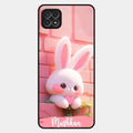 Bunny Glossy Metal Case Cover For Samsung Galaxy F42 5G