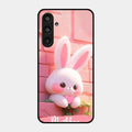 Bunny Glossy Metal Case Cover For Samsung Galaxy M35 5G