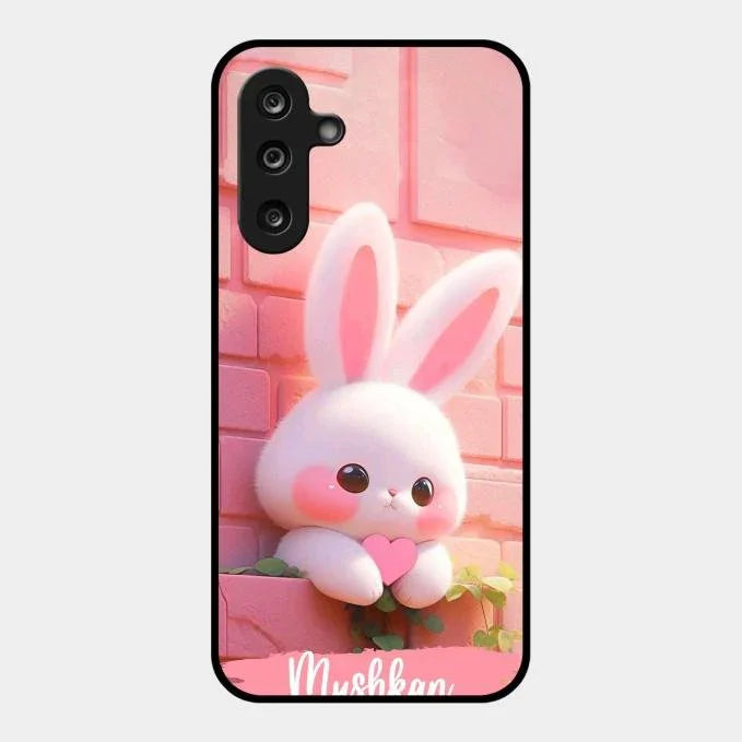 Bunny Glossy Metal Case Cover For Samsung Galaxy M55S 5G