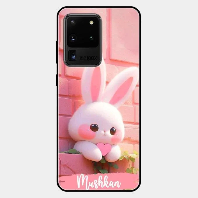 Bunny Glossy Metal Case Cover For Samsung Galaxy S20 Ultra