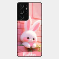 Bunny Glossy Metal Case Cover For Samsung Galaxy S21 Ultra