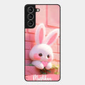 Bunny Glossy Metal Case Cover For Samsung Galaxy S21