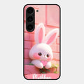 Bunny Glossy Metal Case Cover For Samsung Galaxy S23 5G
