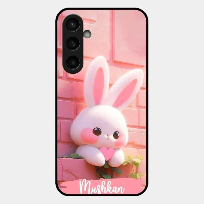 Bunny Glossy Metal Case Cover For Samsung Galaxy S23 Fe 5G