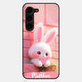 Bunny Glossy Metal Case Cover For Samsung Galaxy S23 Plus 5G