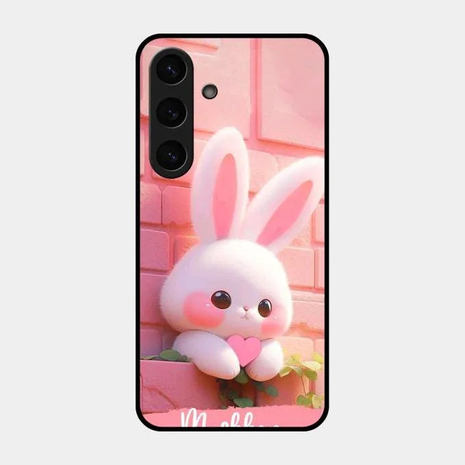 Bunny Glossy Metal Case Cover For Samsung Galaxy S24 5G