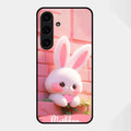 Bunny Glossy Metal Case Cover For Samsung Galaxy S25 FE 5G