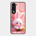 Bunny Glossy Metal Case Cover For Vivo T4 Lite 5G
