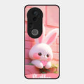 Bunny Glossy Metal Case Cover For Vivo T4 Ultra 5G