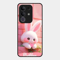 Bunny Glossy Metal Case Cover For Vivo T4X 5G