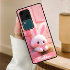 Bunny Glossy Metal Case Cover For Vivo - ShopOnCliQ