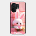 Bunny Glossy Metal Case Cover For Vivo V60 5G