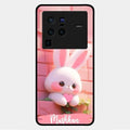Bunny Glossy Metal Case Cover For Vivo X80 Pro 5G