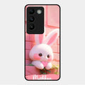 Bunny Glossy Metal Case Cover For Vivo Y200E 5G