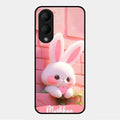 Bunny Glossy Metal Case Cover For Vivo Y28 5G
