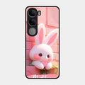 Bunny Glossy Metal Case Cover For Vivo Y300 5G