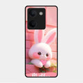 Bunny Glossy Metal Case Cover For Vivo Y300 Plus 5G