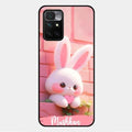 Bunny Glossy Metal Case Cover For Xiaomi Redmi 10 Prime 2022