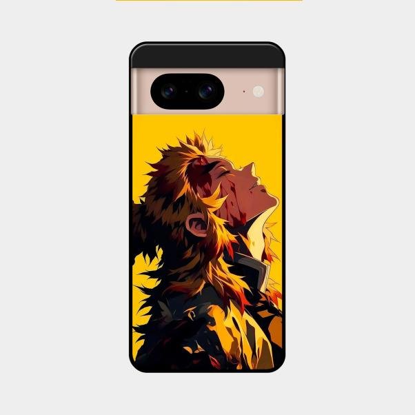 Burning Heart Glass Case Cover For Google Pixel 8 5G