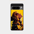Burning Heart Glass Case Cover For Google Pixel 8 Pro 5G