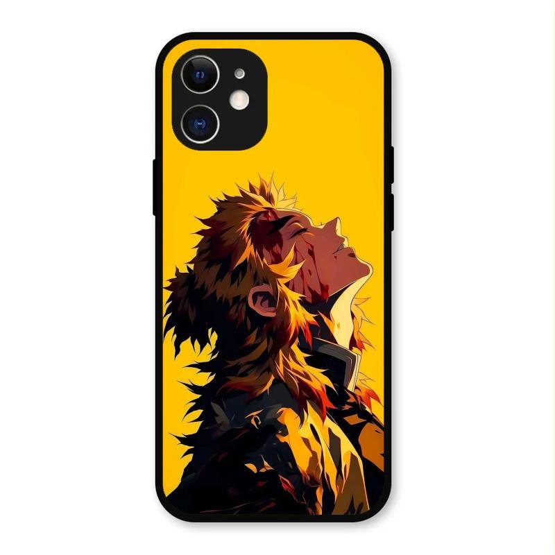 Burning Heart Glass Case Cover For iPhone 12
