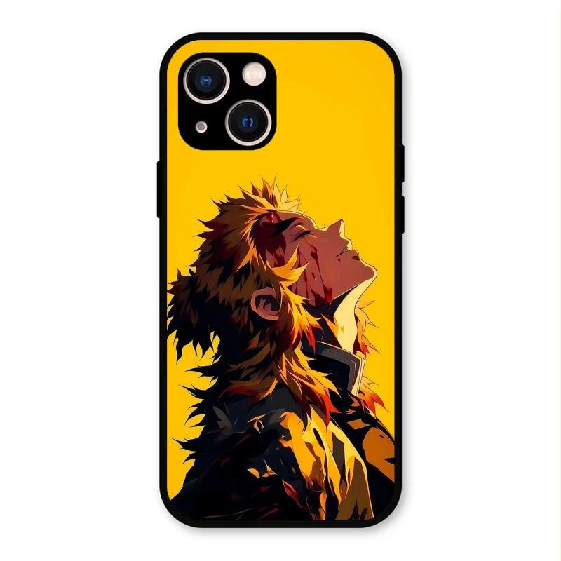 Burning Heart Glass Case Cover For iPhone 13