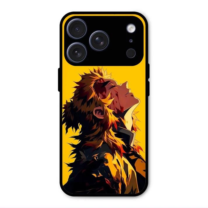 Burning Heart Glass Case Cover For iPhone 17 Pro Max