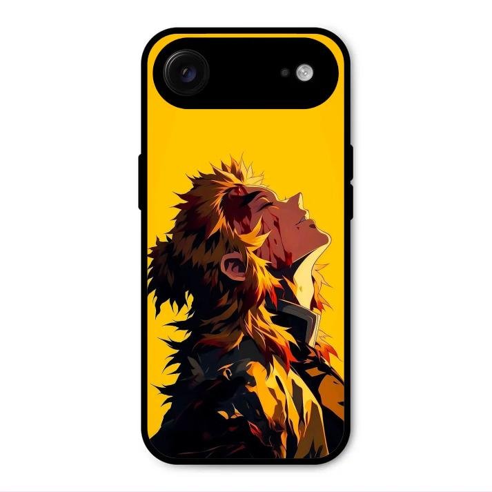 Burning Heart Glass Case Cover For iPhone Air