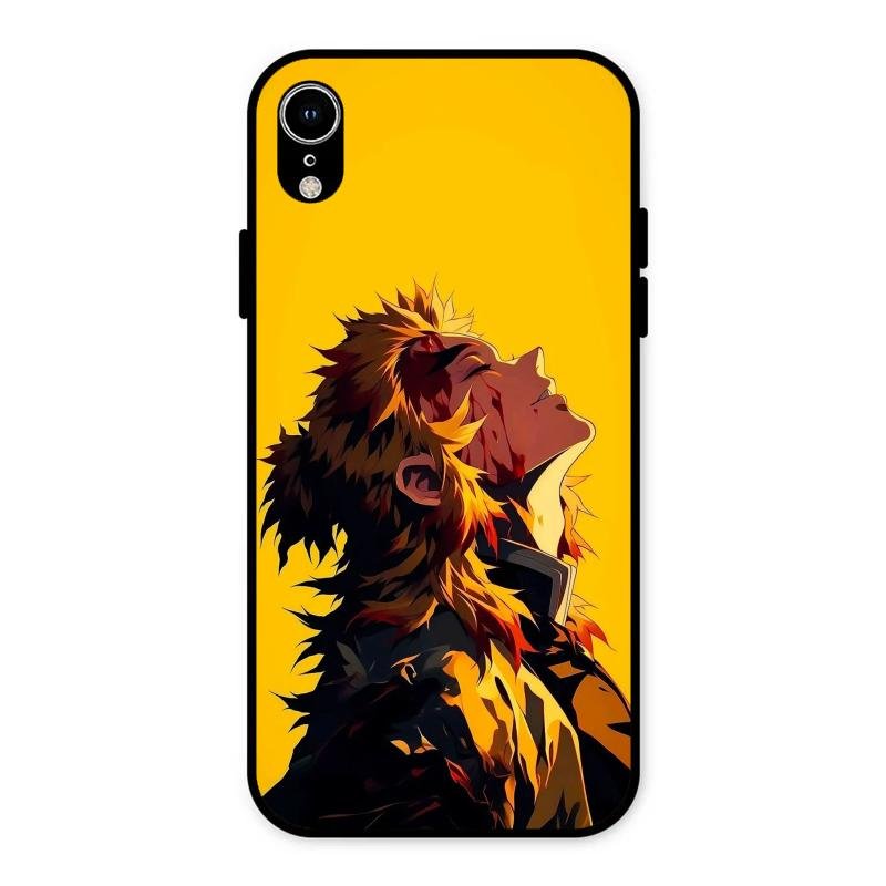 Burning Heart Glass Case Cover For iPhone XR